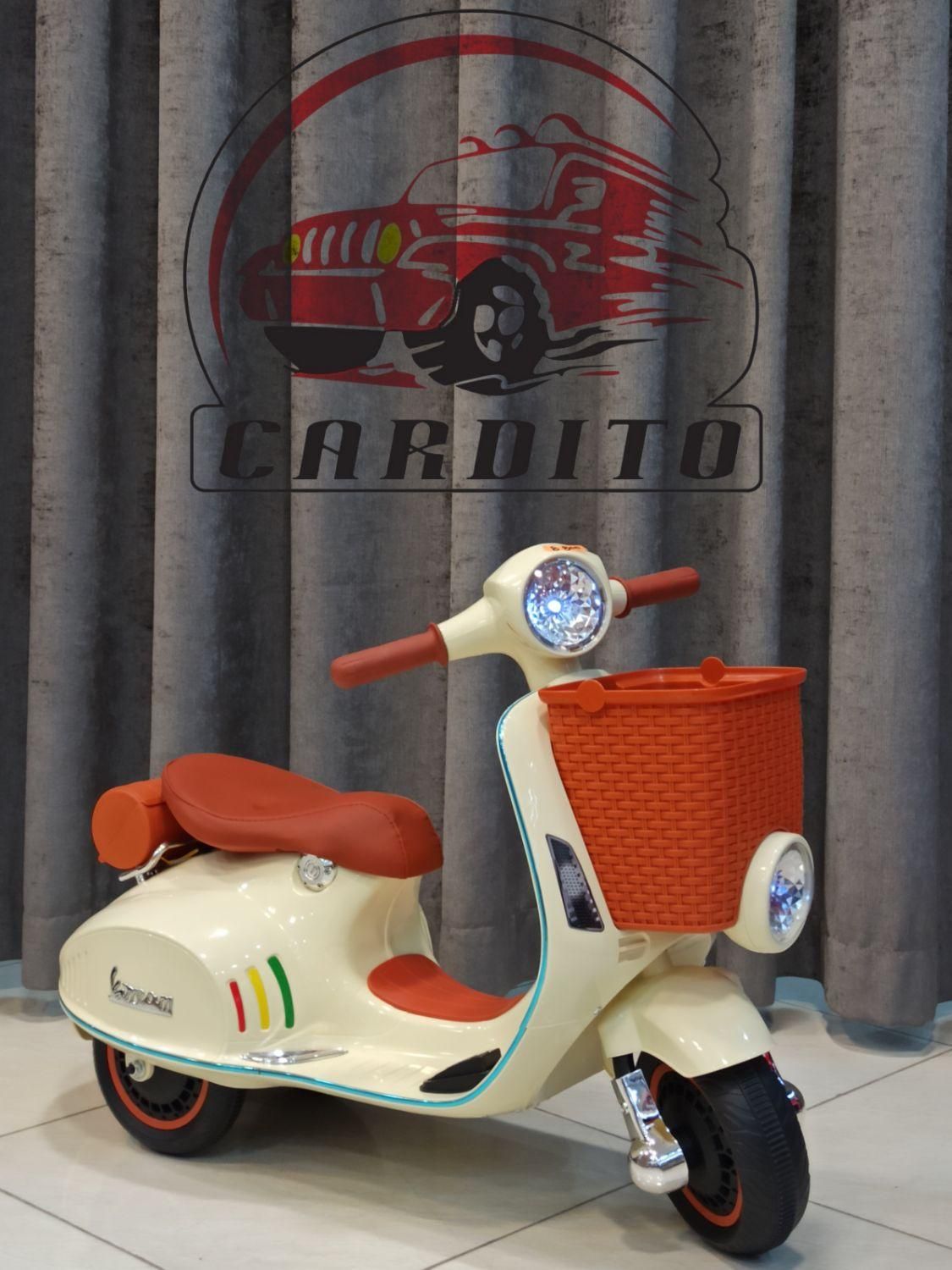 موتور شارژی وسپا سبد دار (اقساط)|اسباب‌بازی بچه|ایلام, |دیوار