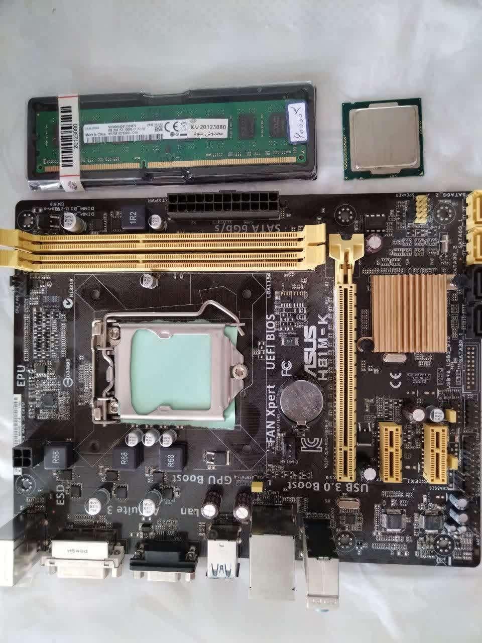 باندل CPU و مادربرد نسل 4 و 7 اینتل|قطعات و لوازم جانبی رایانه|کرج, شهرک طالقانی|دیوار