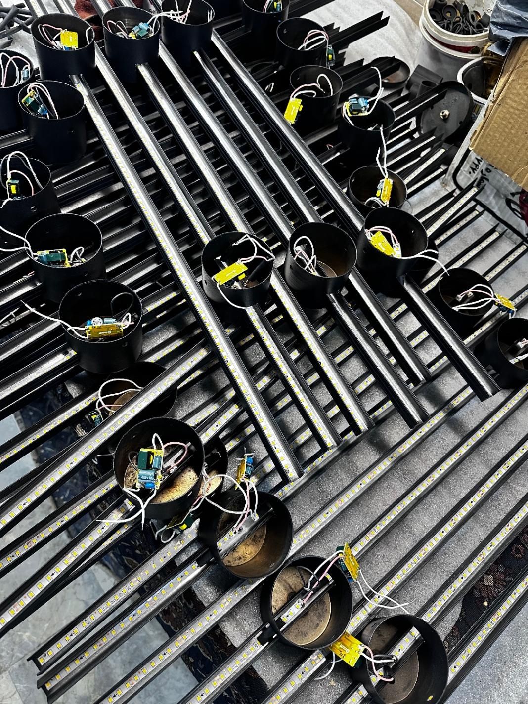 دیوار کوب خطی( شمشیری) SMD|لوستر و چراغ آویز|شاندیز, |دیوار