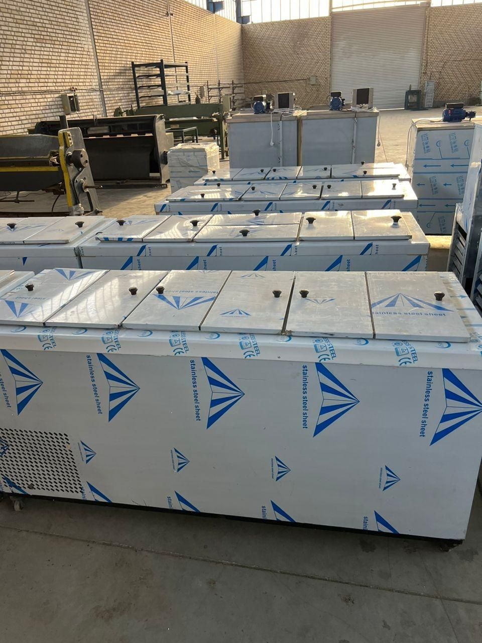 فریزر صندوقی استیل طرح قدیم|فروشگاه و مغازه|ری, علایین|دیوار