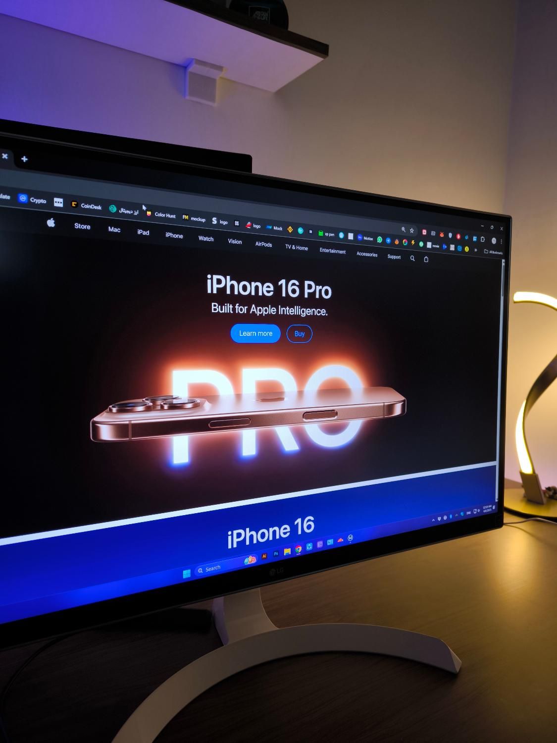 LG مانیتور ۲۷ اینچ 4k|قطعات و لوازم جانبی رایانه|مهاباد (آذربایجان غربی), |دیوار