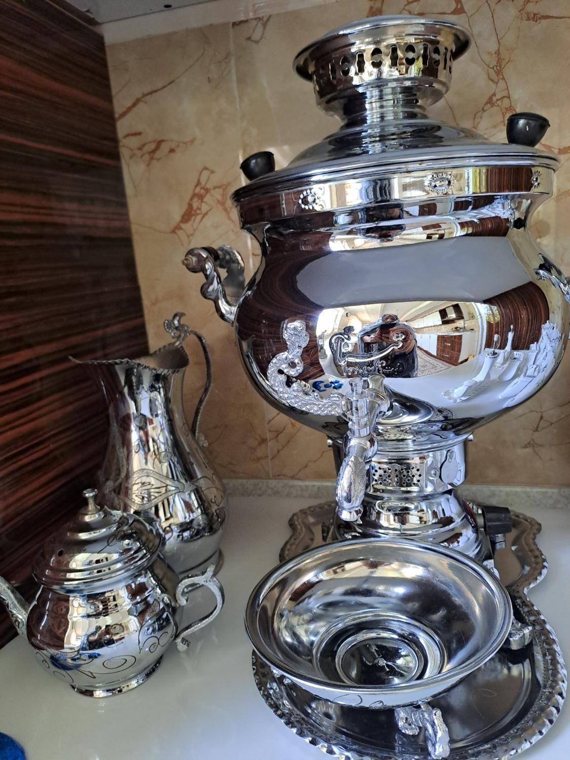سماورگازی نو|سماور، چای‌ساز، قهوه‌ساز|خمین, |دیوار