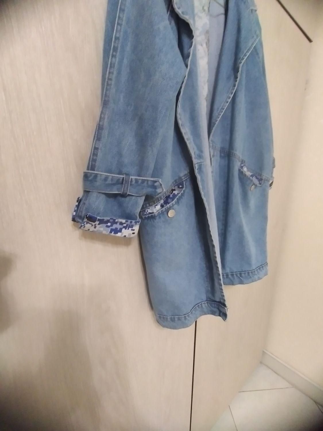 مانتو ‌جین اصل سنگین گرم بالا|لباس|ری, ظهیرآباد|دیوار