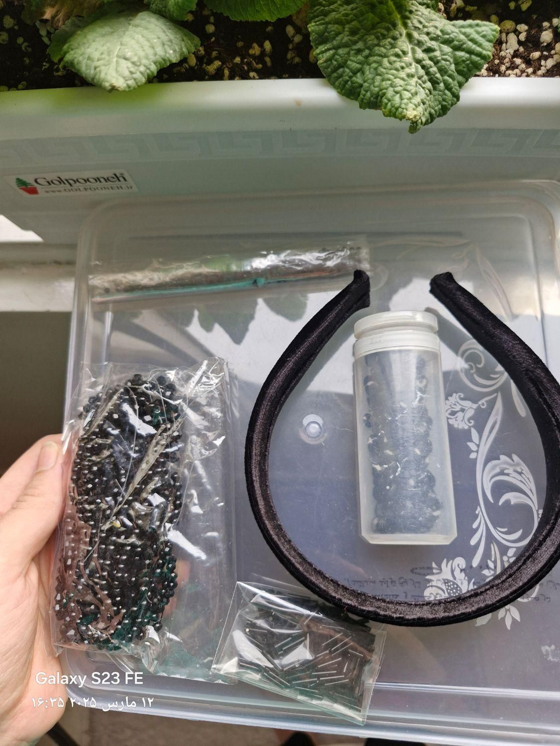 پک جواهر دوزی رنگ مشکی،قرمز و آبی همراه با ملزومات|لوازم خیاطی و بافتنی|تهران, علم و صنعت|دیوار