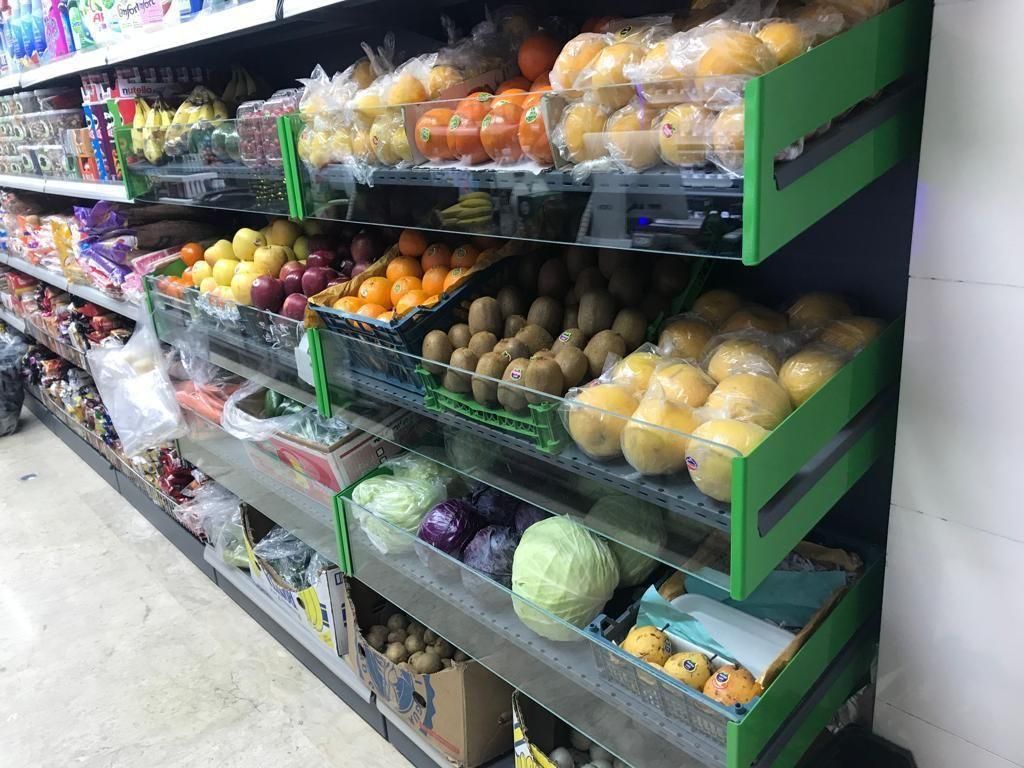 قفسه و استند ، میز چک اوت ، ترولی، استند حبوبات|فروشگاه و مغازه|شیراز, کوزه گری|دیوار