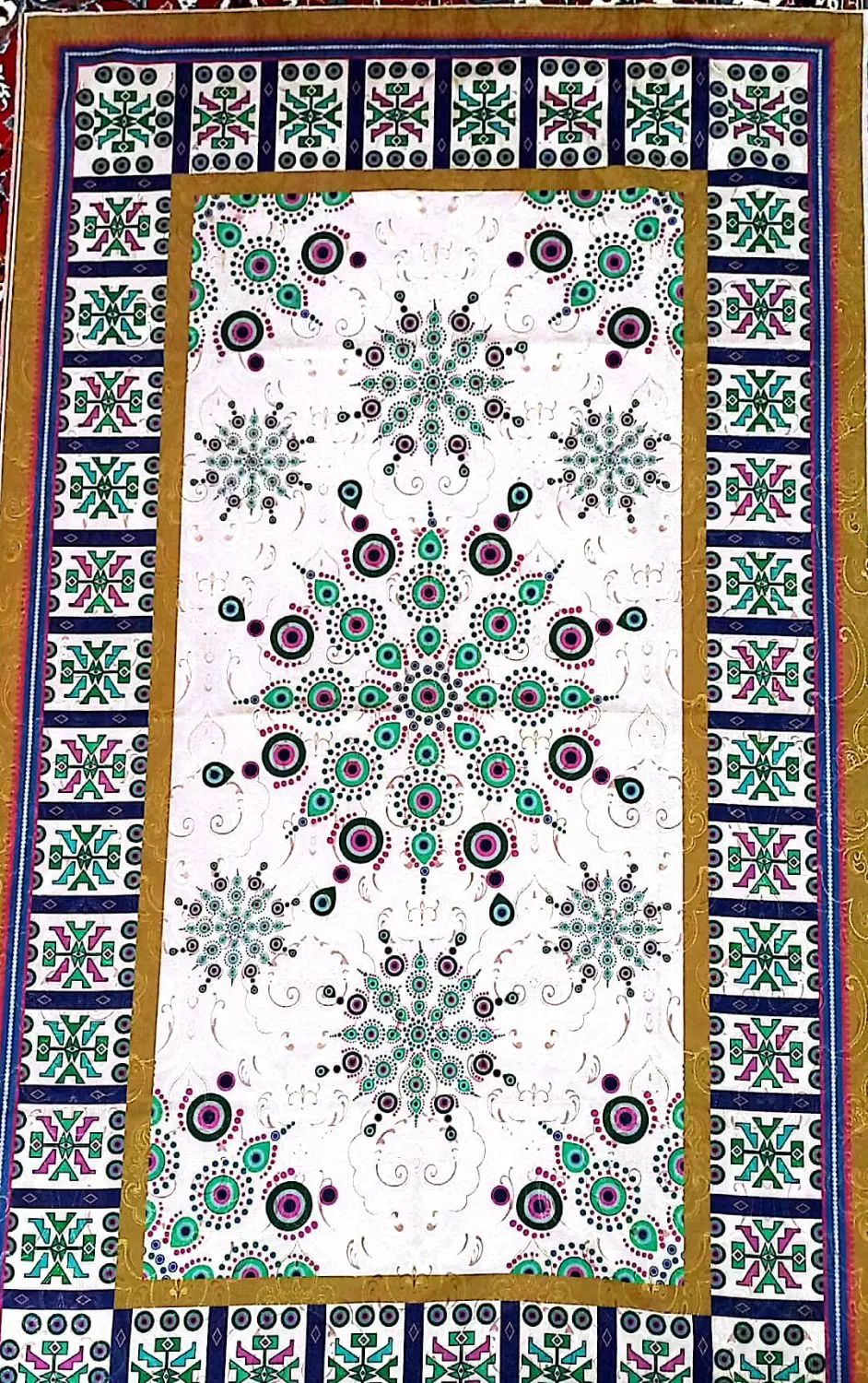 رومیزی یا زیرسفره مخمل شانل رنگ ثابت (بزرگ وکوچک)|پرده، رانر، رومیزی|مشهد, شاهد (شهرک غرب)|دیوار