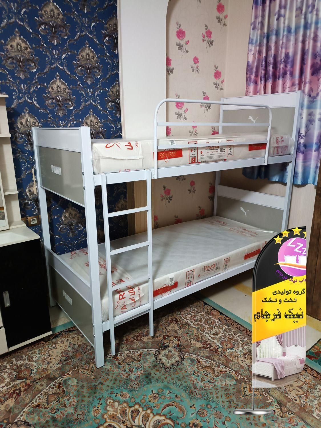 تخت خواب دو طبقه اسپورت(تختخواب ۲دوطبقه)مدل پریزاد|تخت و سرویس خواب|مشهد, سپاد|دیوار