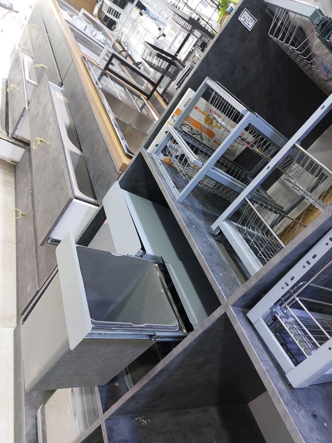 سطل زباله تک ریلی کابینتی|لوازم نظافت|اراک, |دیوار