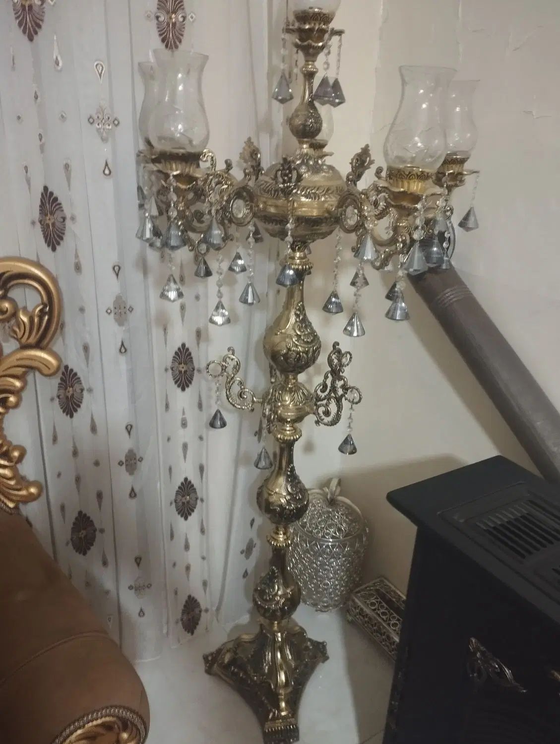 لوستر کنارسالنی مجلل اعیونی مدل شاه عباسی نو مناسب|لوستر و چراغ آویز|مشهد, رضاشهر|دیوار