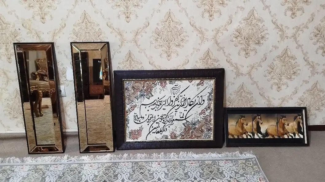 آیینه تزئینی و ساده بدون قاب و تابلو ون یکاد|آینه|شهریار, شهرک وائین|دیوار