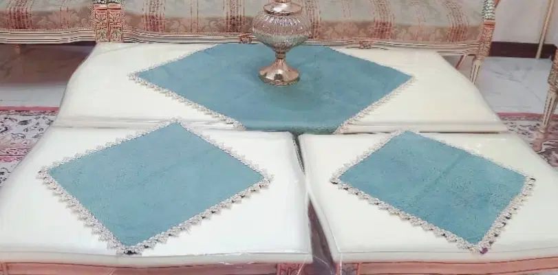 دوخت رومیزی دست دوز|پرده، رانر، رومیزی|اصفهان, لاله|دیوار