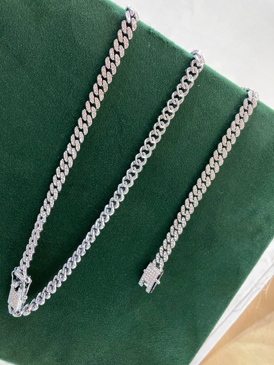 گردنبند مردانه فول نگین اصلی نگین کوبایی مدل طلا|بدلیجات|مشهد, طلاب|دیوار