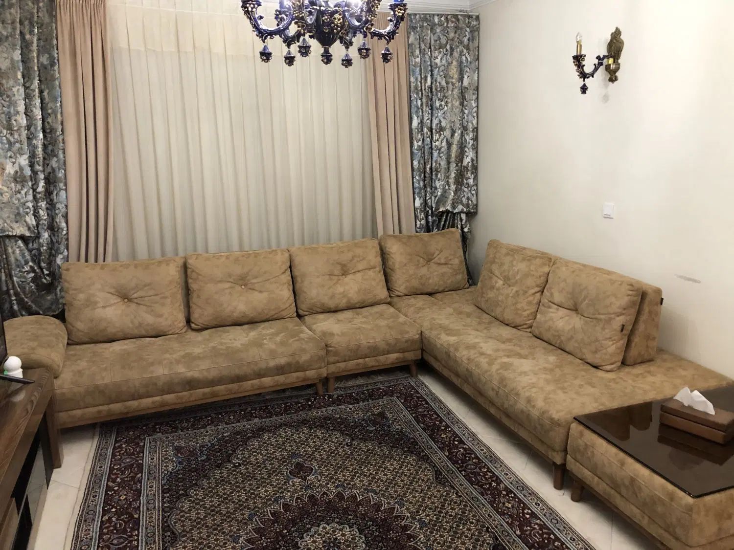 مبل راحتی ۷ نفره تخت خواب شو|مبلمان خانگی و میز عسلی|تهران, بنی‌هاشم|دیوار