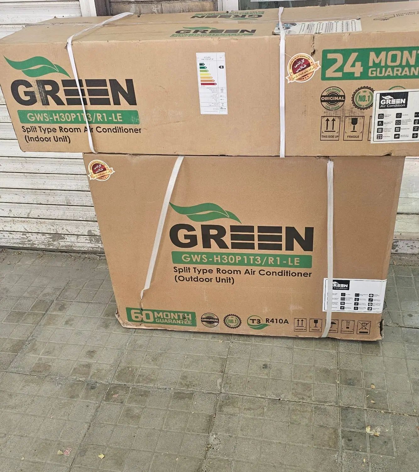 کولرگازی گرین ۳۰ هزار بدون اینورتر مدل GWS-H30P1T3|کولر گازی و فن‌کوئل|اصفهان, نقش جهان|دیوار