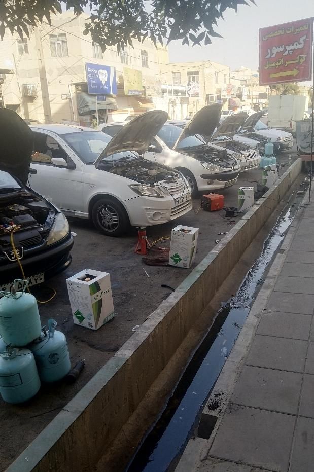 شارژ گاز کولر اتومبیل تعمیرات کمپرسور کولر خودرو|خدمات موتور و ماشین|اسلام‌شهر, شهرک توحید|دیوار