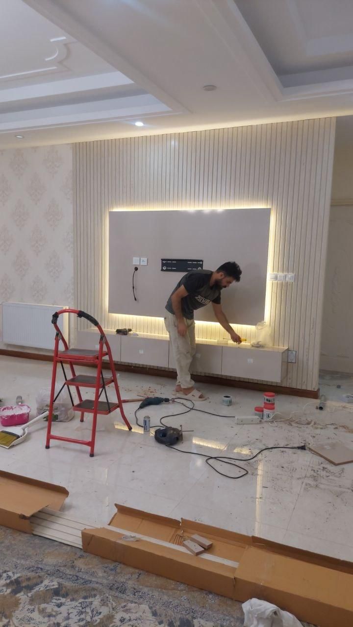 تی وی وال دکوری|خدمات پیشه و مهارت|کرج, کوی کارمندان جنوبی|دیوار