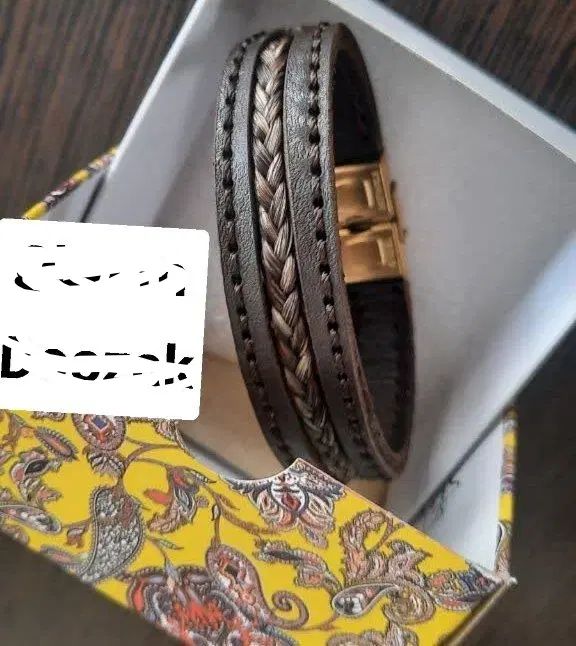 دستبند موی یار چرم طبیعی مناسب هدیه کادو|بدلیجات|اصفهان, احمدآباد|دیوار