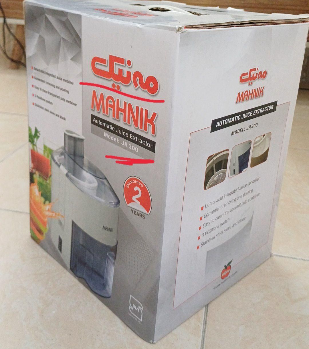ابمیوه گیری مه نیک j300|آبمیوه‌گیر و آب‌مرکبات‌گیر|تهران, نازی‌آباد|دیوار