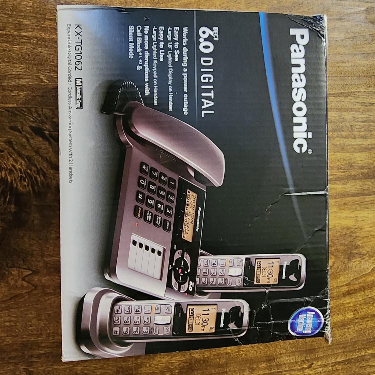 تلفن پاناسونیک اصل رومیزی بی سیمKX TG1062|تلفن رومیزی|اهواز, گلستان|دیوار