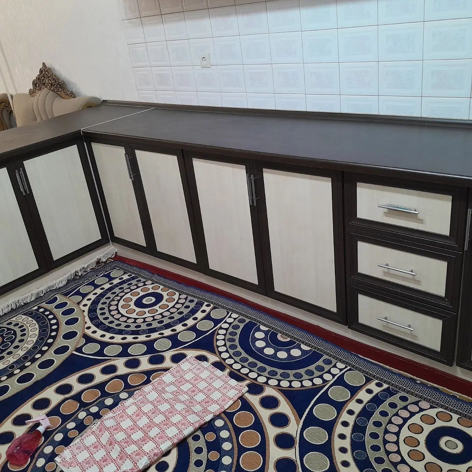 کابینت دست دوم در حد نو با بهترین سینک و اجاق گاز|مصالح و تجهیزات ساختمان|اهر, |دیوار