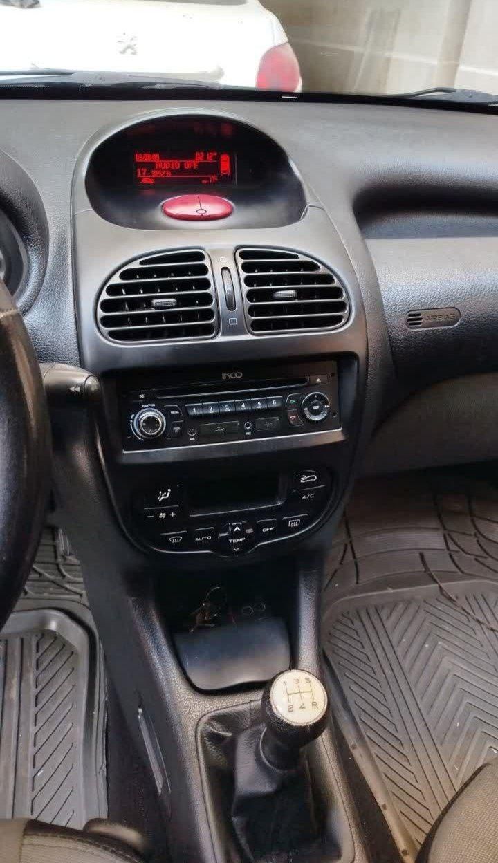 ۲۰۶sd نقره ای مدل ۹۵ تک برگ|خودرو سواری و وانت|مشهد, هفت تیر (حافظ)|دیوار