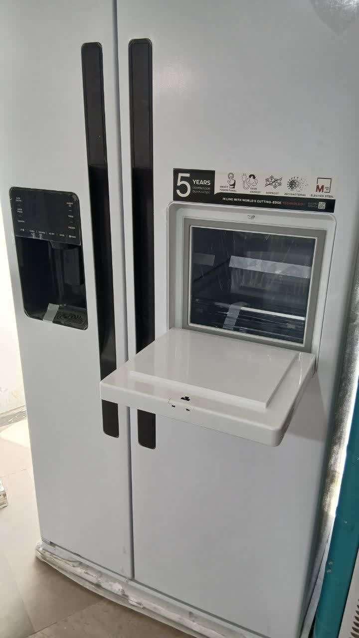 یخچال فریزر ساید الکترواستیل ( لوازم خانگی چمنی )|یخچال و فریزر|بیرجند, |دیوار