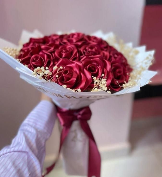 گل روبانی|گل مصنوعی|ارومیه, |دیوار
