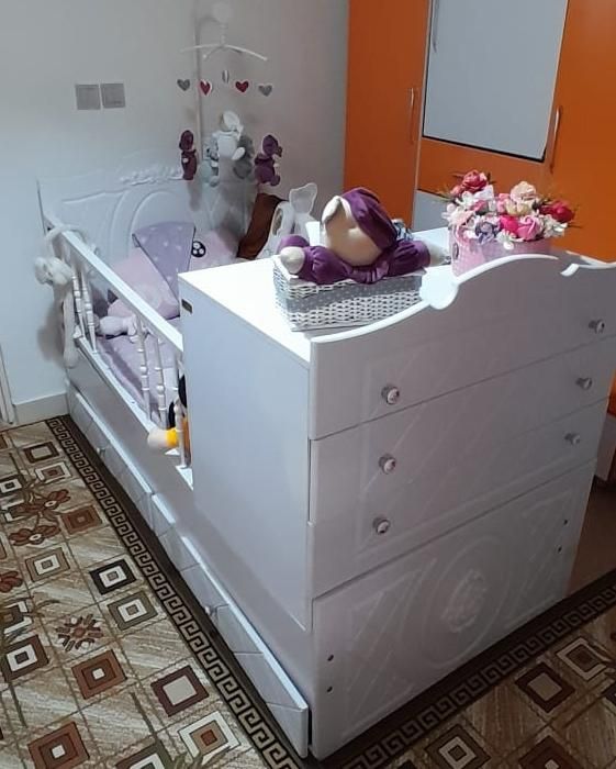 تخت و کمد کودک|تخت و سرویس خواب|ماسال, |دیوار