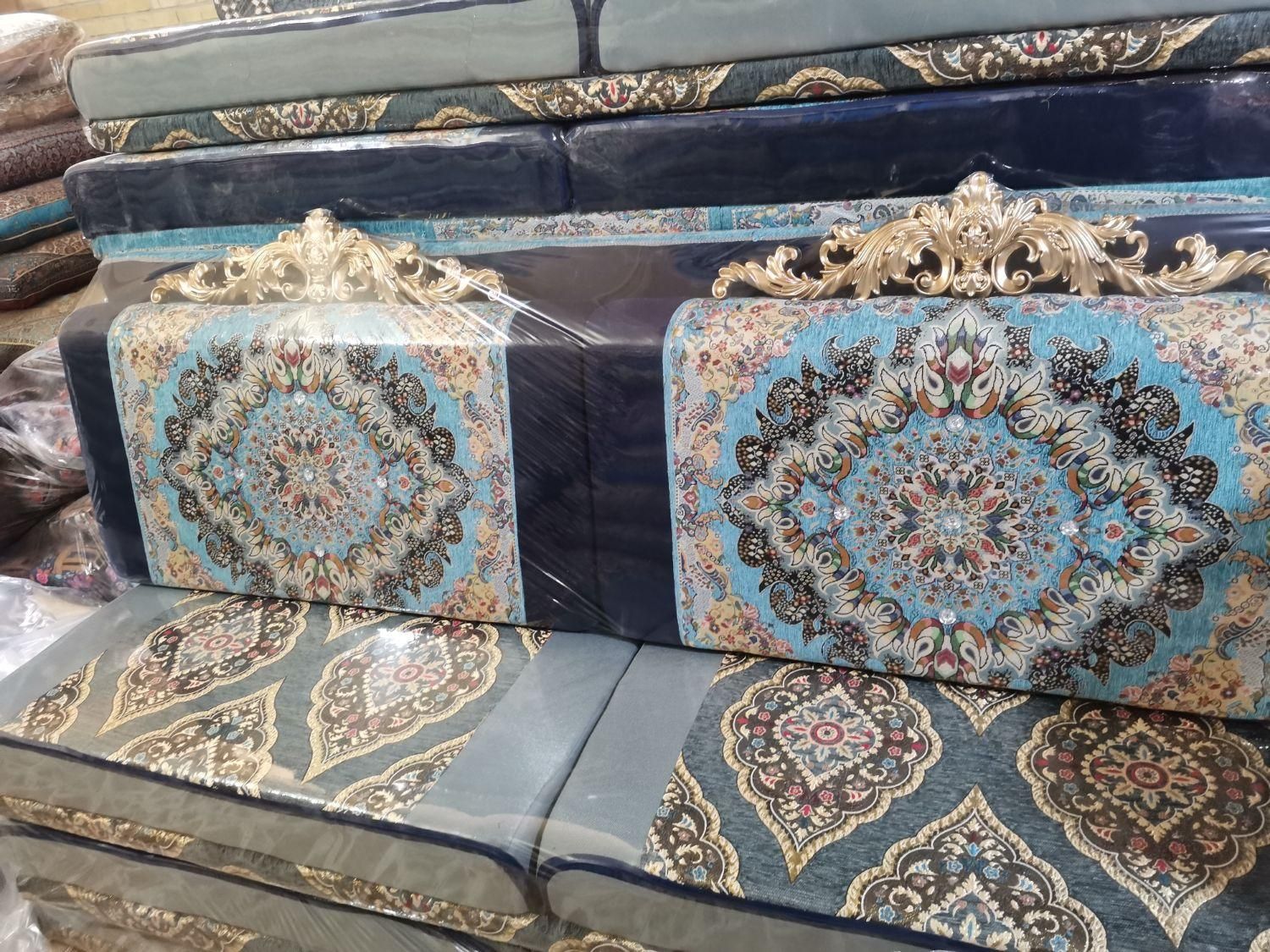 پشتی خلیجی5تیکه تاجدار|پشتی|یزد, |دیوار