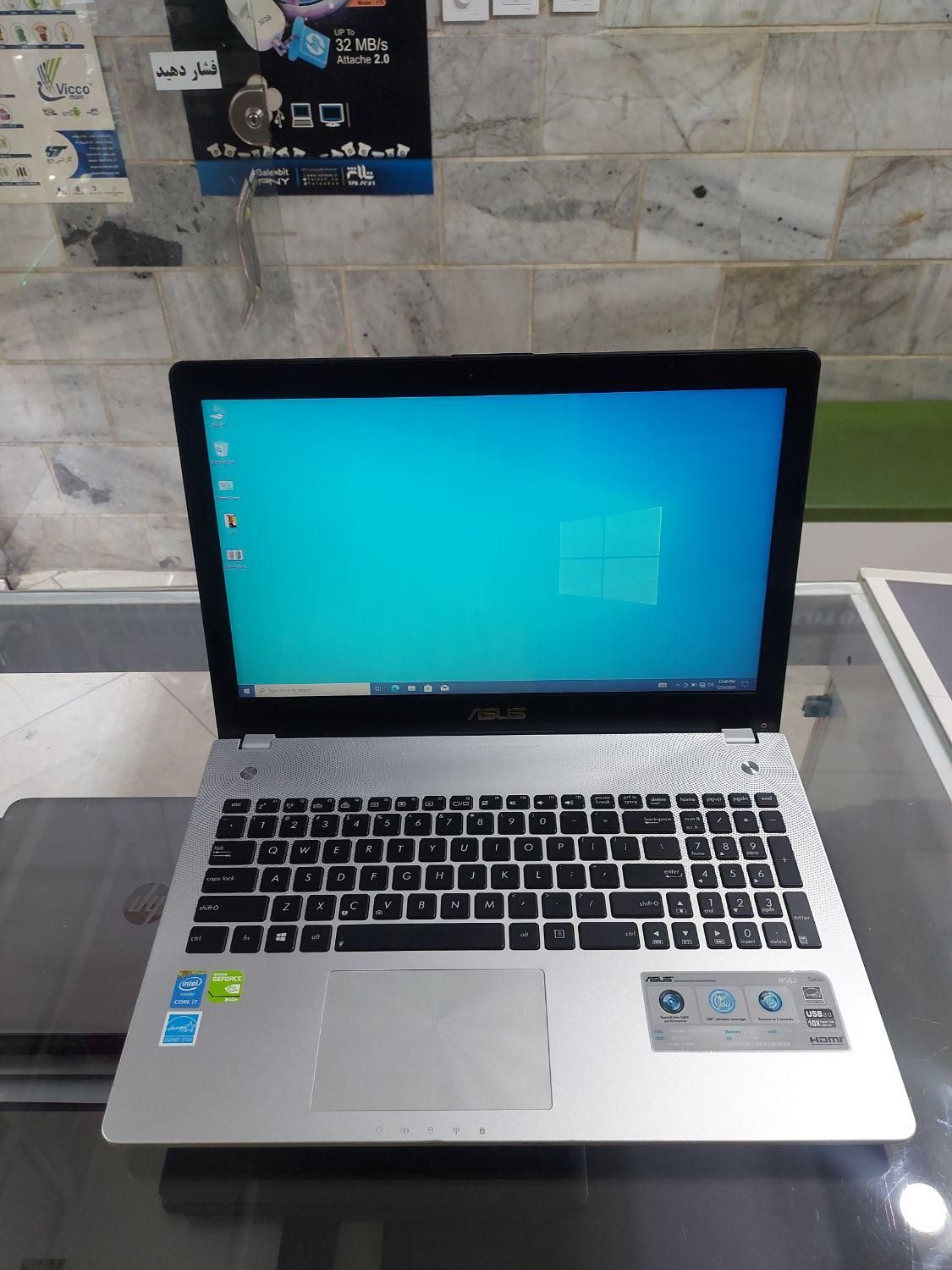 لپتاپ ایسوس ASUS i7 RAM16 SSD256 Nvidia2g هشت هسته|رایانه همراه|کرج, گلشهر|دیوار