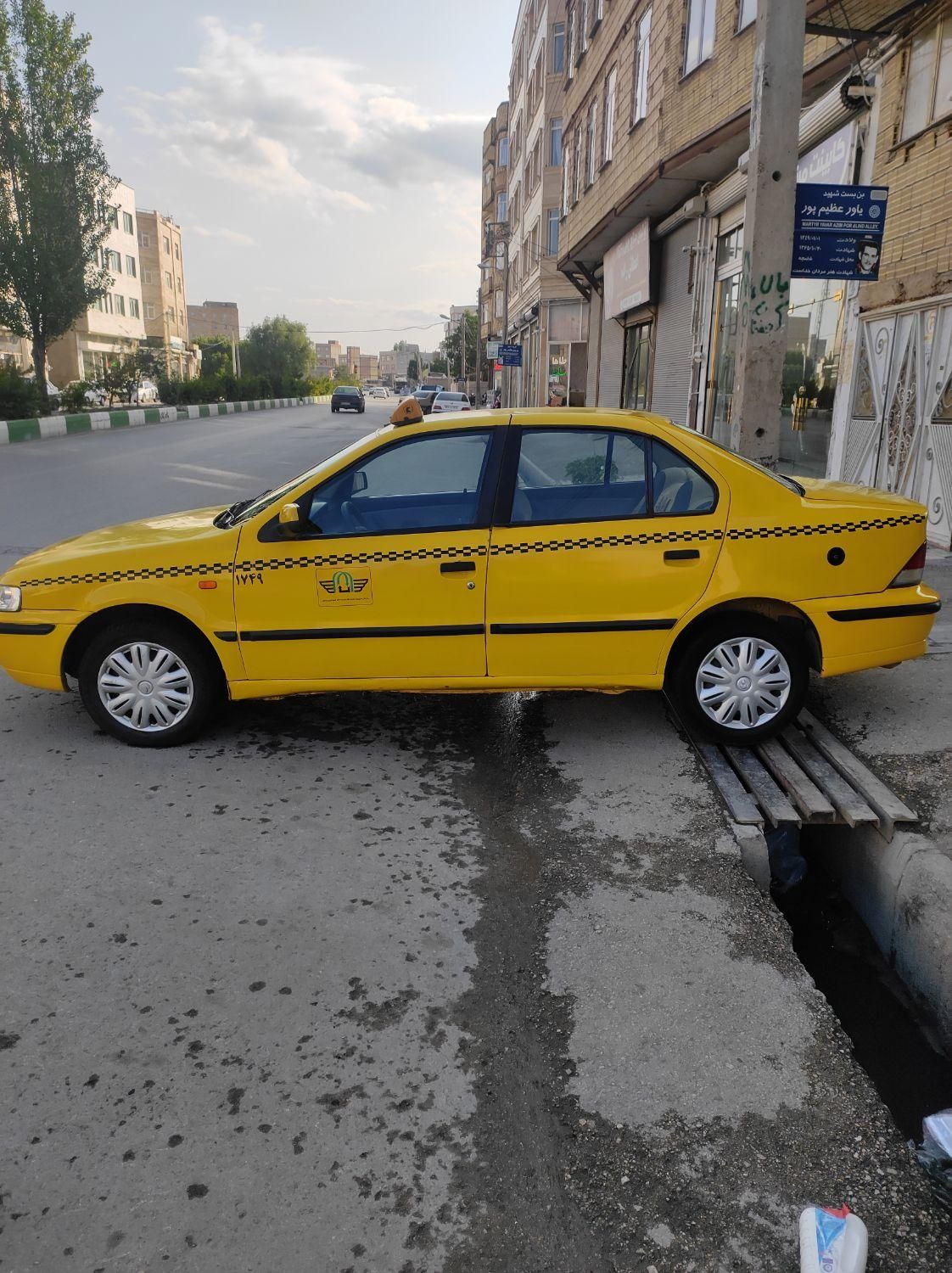 تاکسی سمند LX EF7، مدل ۱۳۸۷ دوگانه سوز|خودرو سواری و وانت|اردبیل, |دیوار