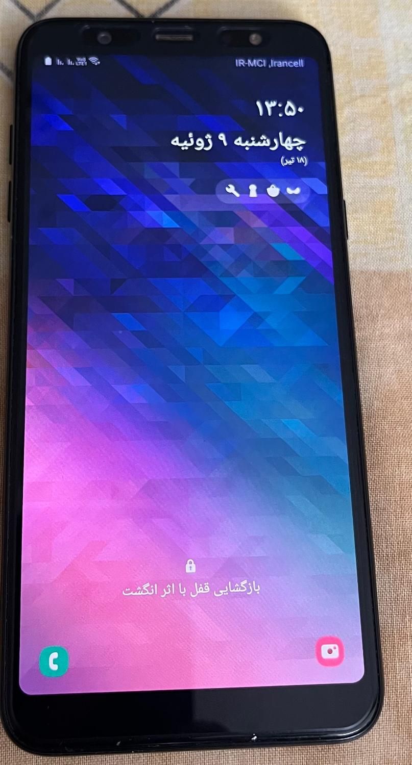 گوشی سامسونگ A6+|موبایل|مشهد, اقبال|دیوار