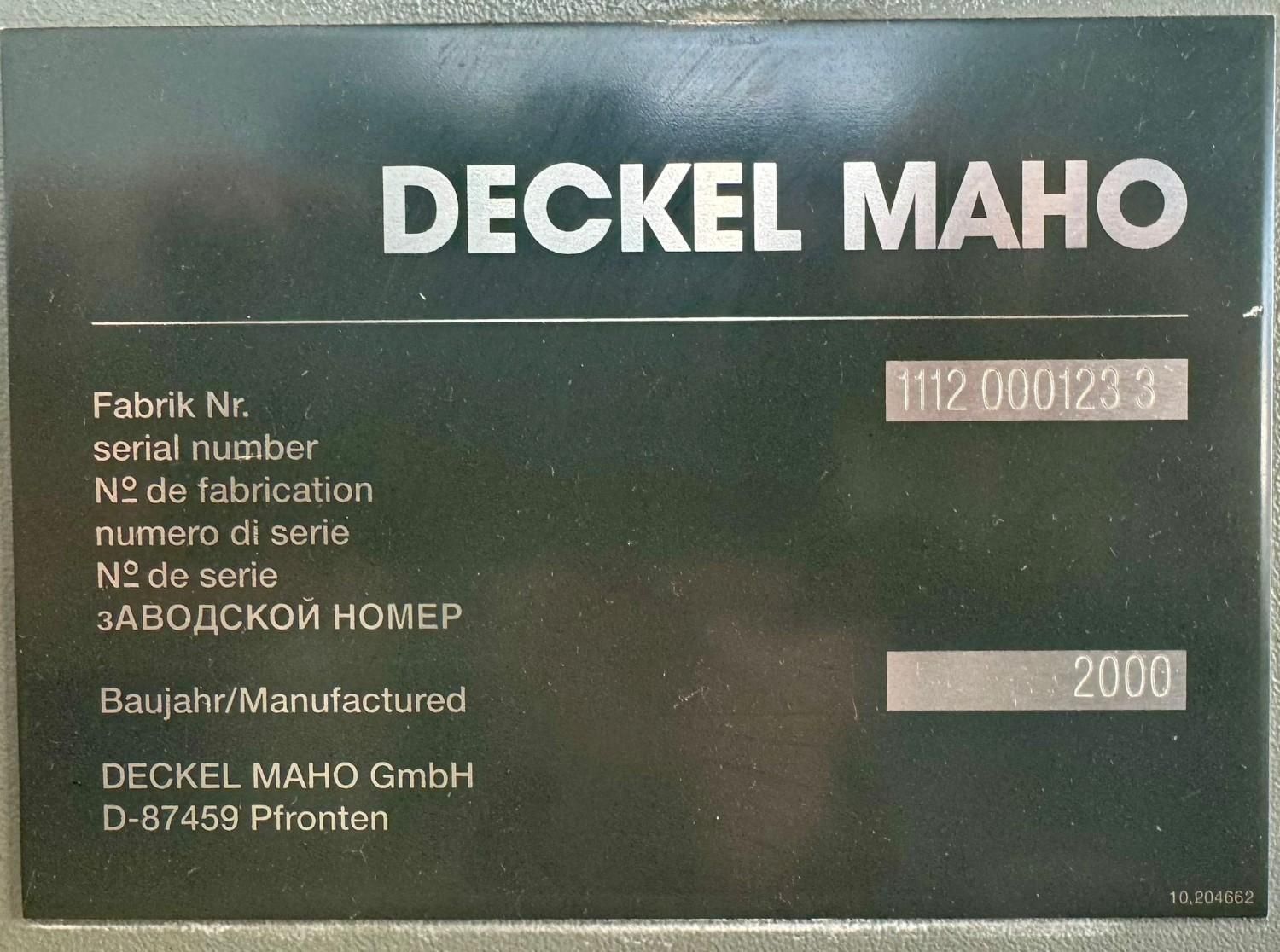 فرز DECKEL MAHO DMU 60T CNC|ماشین‌آلات صنعتی|تهران, آبشار تهران|دیوار