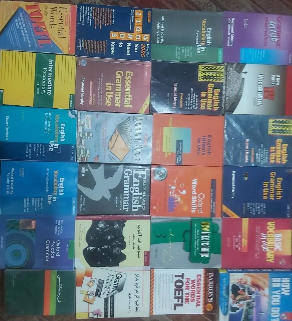 کتاب لغت و گرامر و اصطلاحات آموزش زبان انگلیسی|کتاب و مجله آموزشی|تهران, جیحون|دیوار