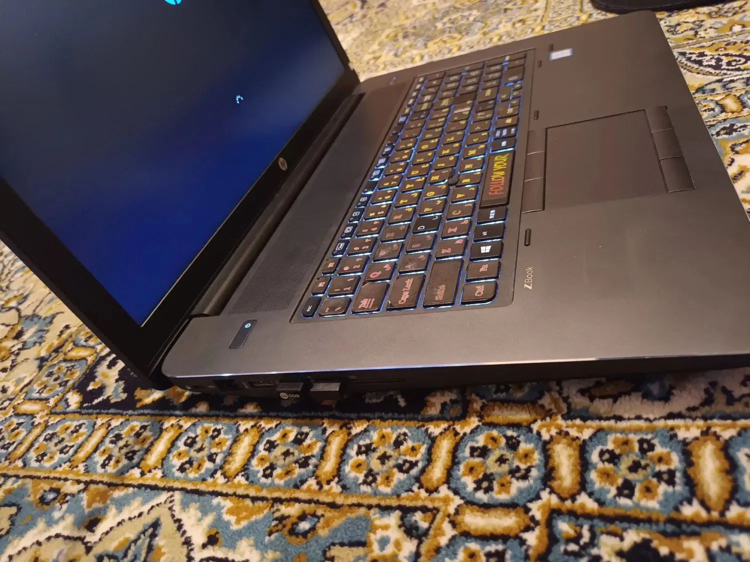 لپتاپ hp zbook 17g3|رایانه همراه|اصفهان, بهارستان|دیوار