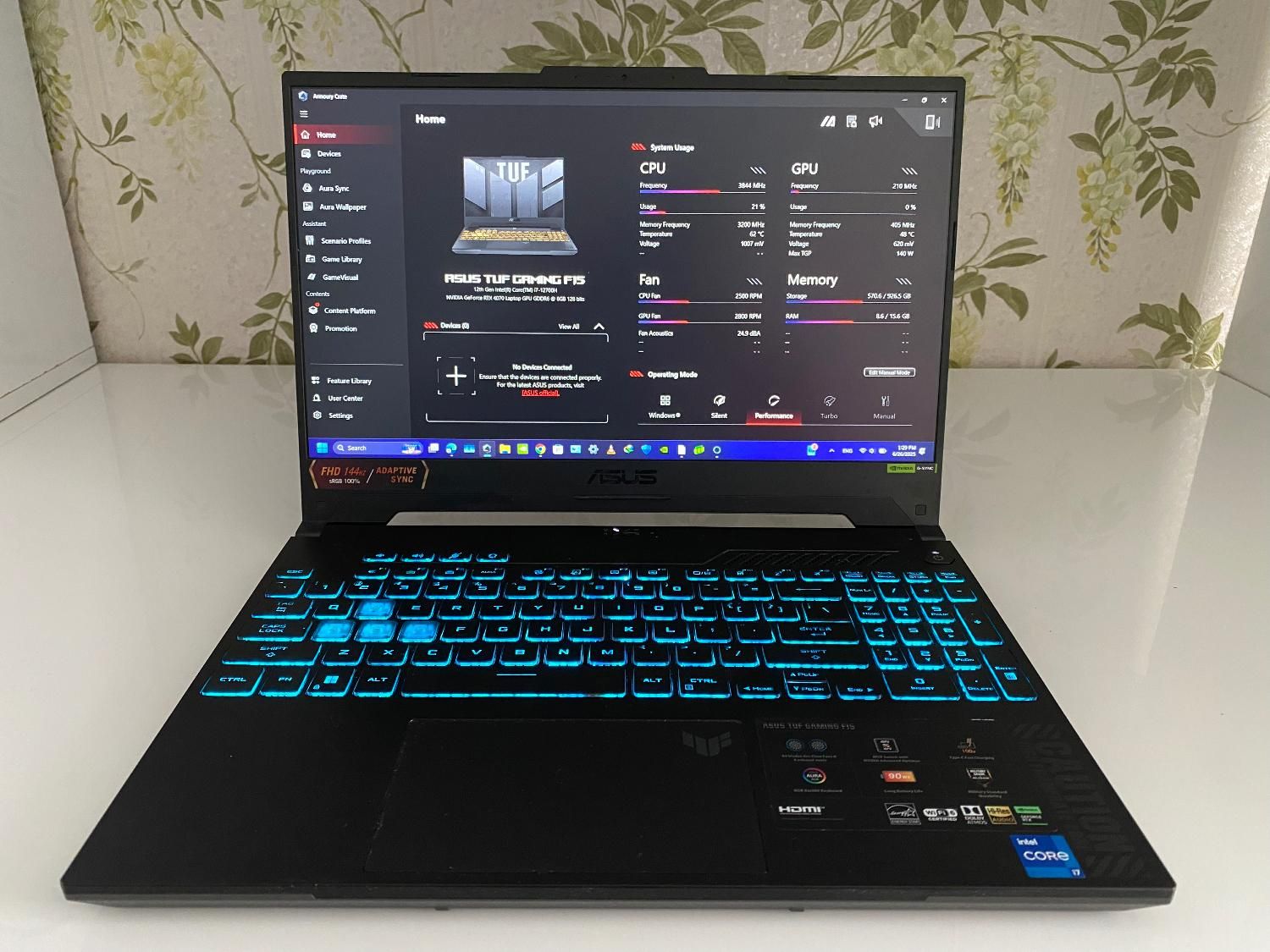 لپ تاپ ایسوز FX507ZI4|رایانه همراه|اهواز, کیانپارس |دیوار