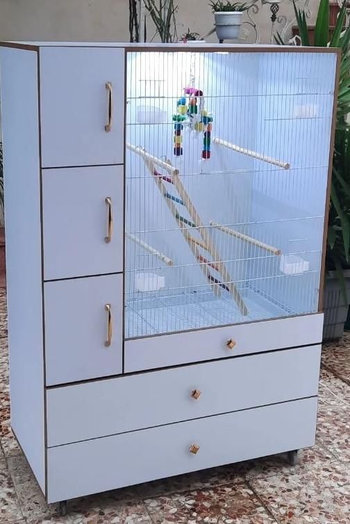 قفس برنده زیبا شکیل|لوازم جانبی حیوانات|شیراز, شهرک گلستان|دیوار