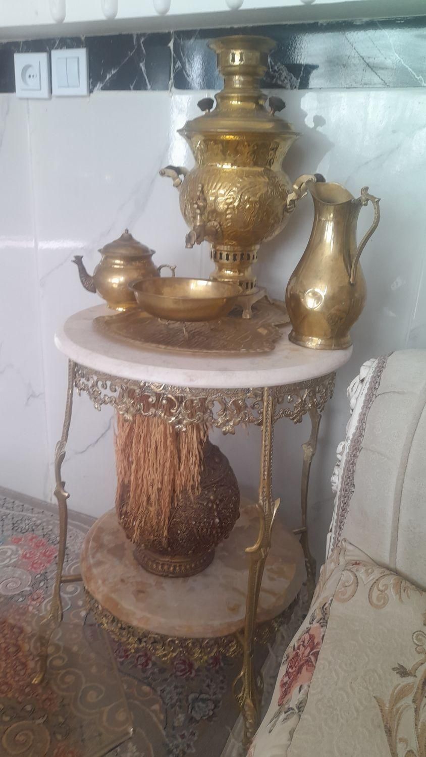 سرویس سماوربرنز با میز|سماور، چای‌ساز، قهوه‌ساز|مشگین شهر, |دیوار