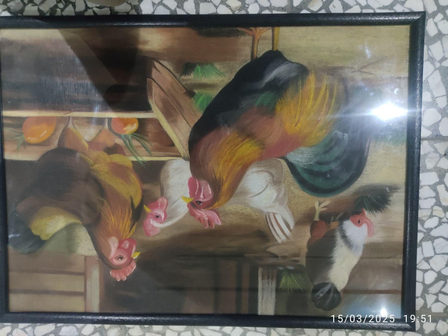 تابلو نقاشی عکس باقاب 50در70|تابلو، نقاشی، عکس|شیراز, ریشمک|دیوار