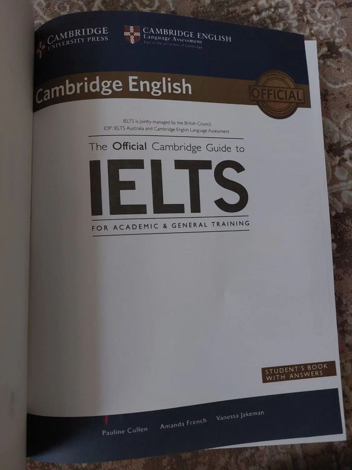 کتاب آفیشیال گوید آیلتس Official Cambridge Guide|کتاب و مجله آموزشی|تهران, تاکسیرانی|دیوار