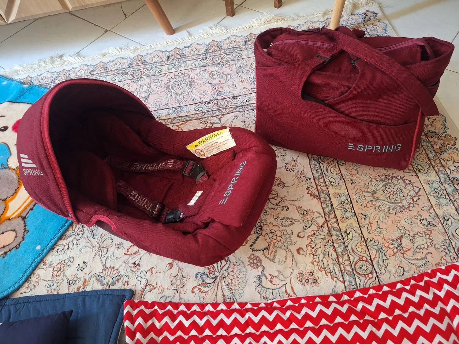 ساک و کریر نوزاد قنداق فرنگی بالشت فرم دهی سر|اسباب و اثاث بچه|اسلامشهر, شهرک الهیه|دیوار