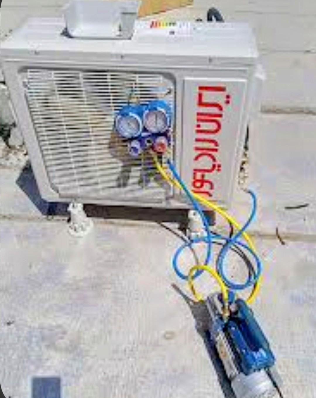 تعمیر سرویس اسپیلت کولر گازی وپکیج ابگرمکن|خدمات پیشه و مهارت|شیراز, ریشمک|دیوار