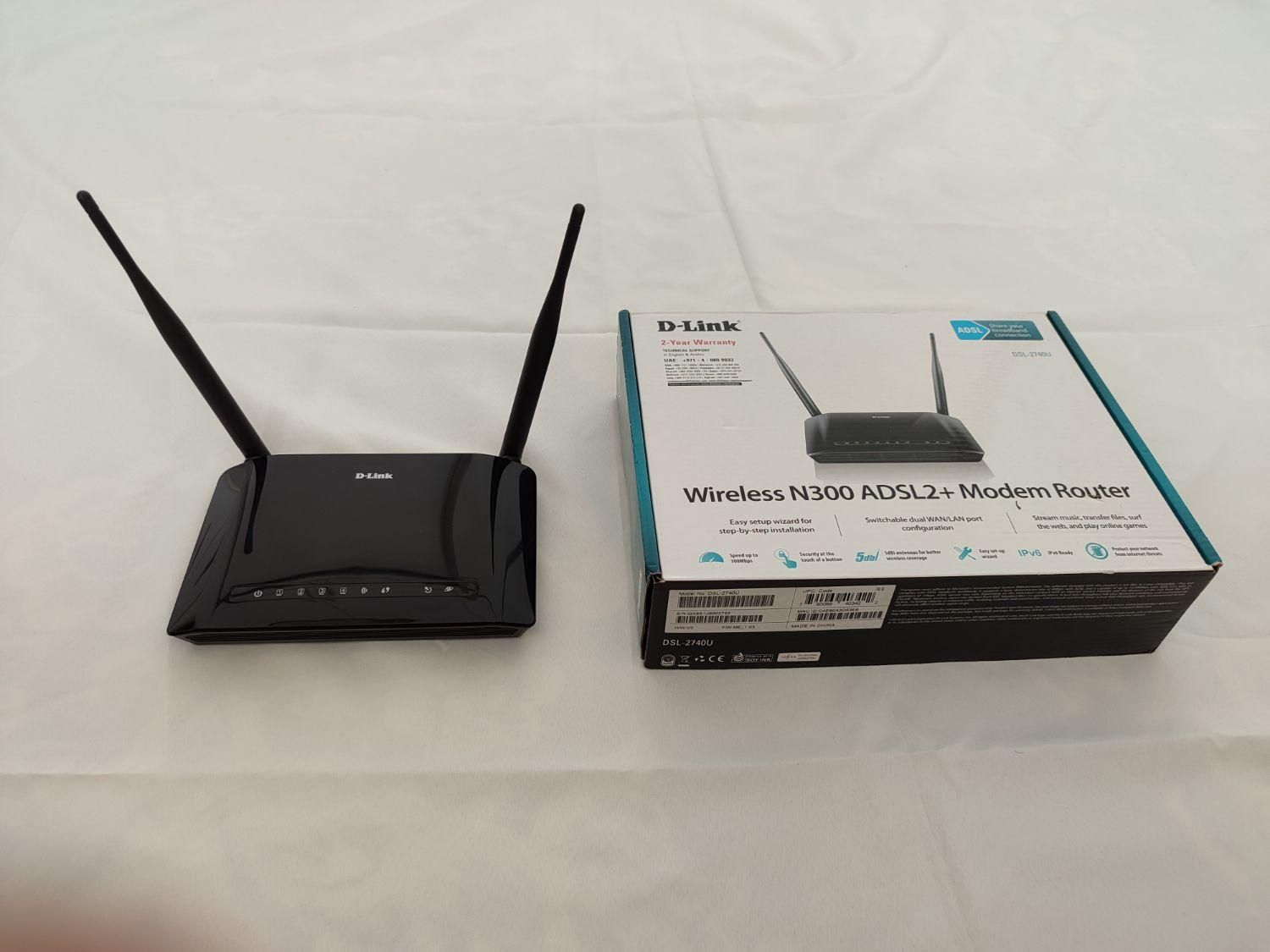 مودم مشکی D-Link مدل DSL-2740U|مودم و تجهیزات شبکه|آذرشهر, |دیوار