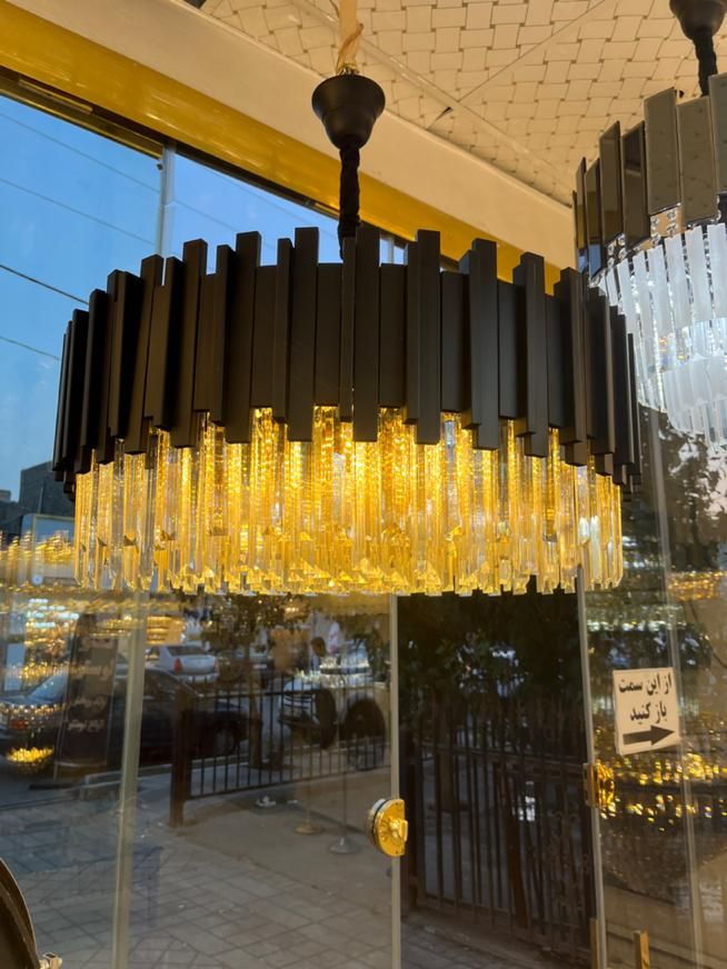 لوستر کریستال مدرن 60 سانت طرح اسپانیایی|لوستر و چراغ آویز|تهران, نیروی هوایی (پیروزی)|دیوار