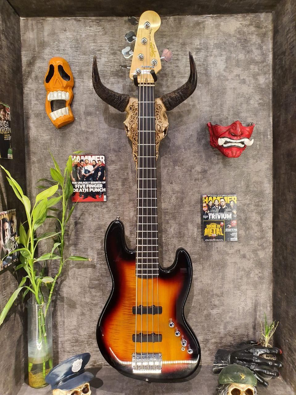 گیتار باس اندونزی Squire Jazzbass Deluxe V|گیتار، بیس، امپلیفایر|تهران, شهرک غرب|دیوار