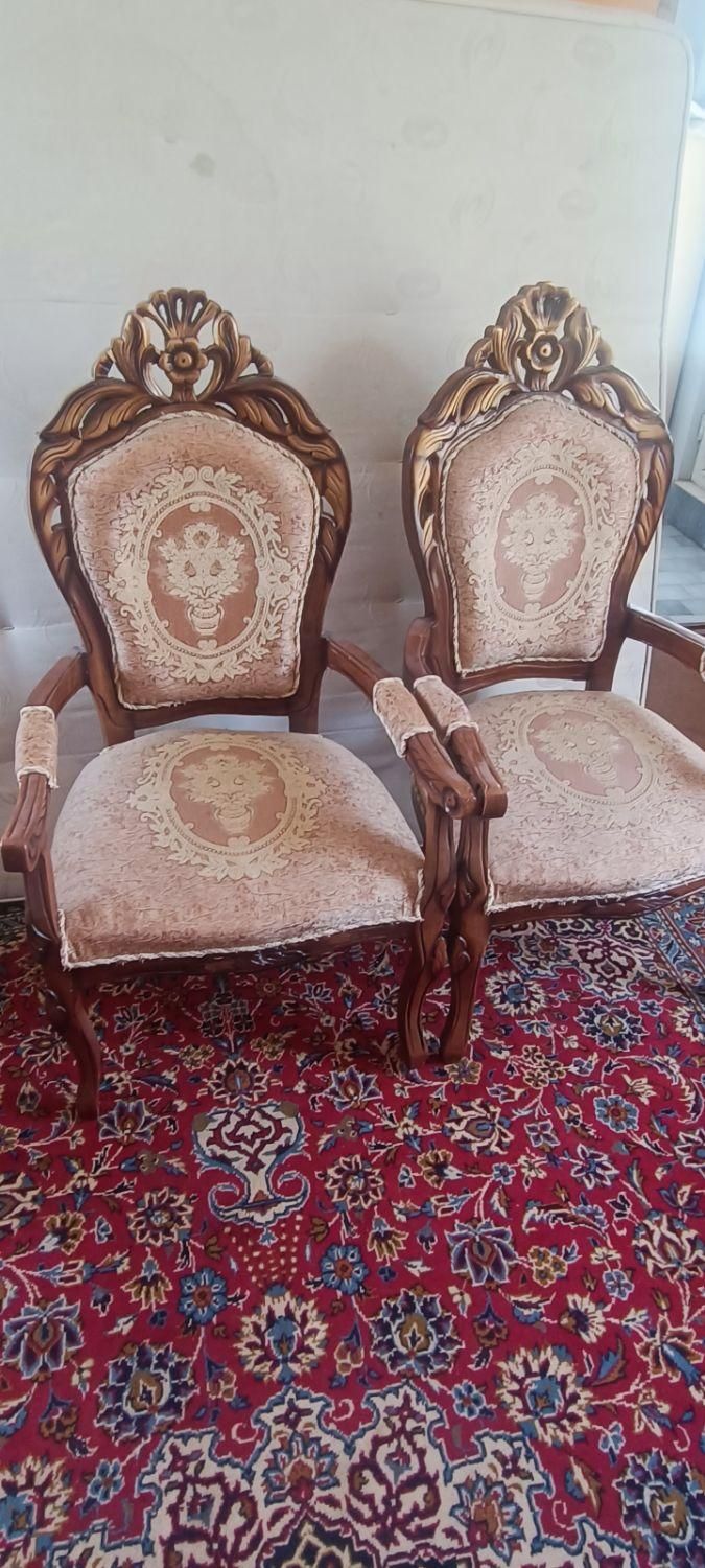 صندلی مبله چوبی در حد|مبلمان خانگی و میز عسلی|گنبد کاووس, |دیوار