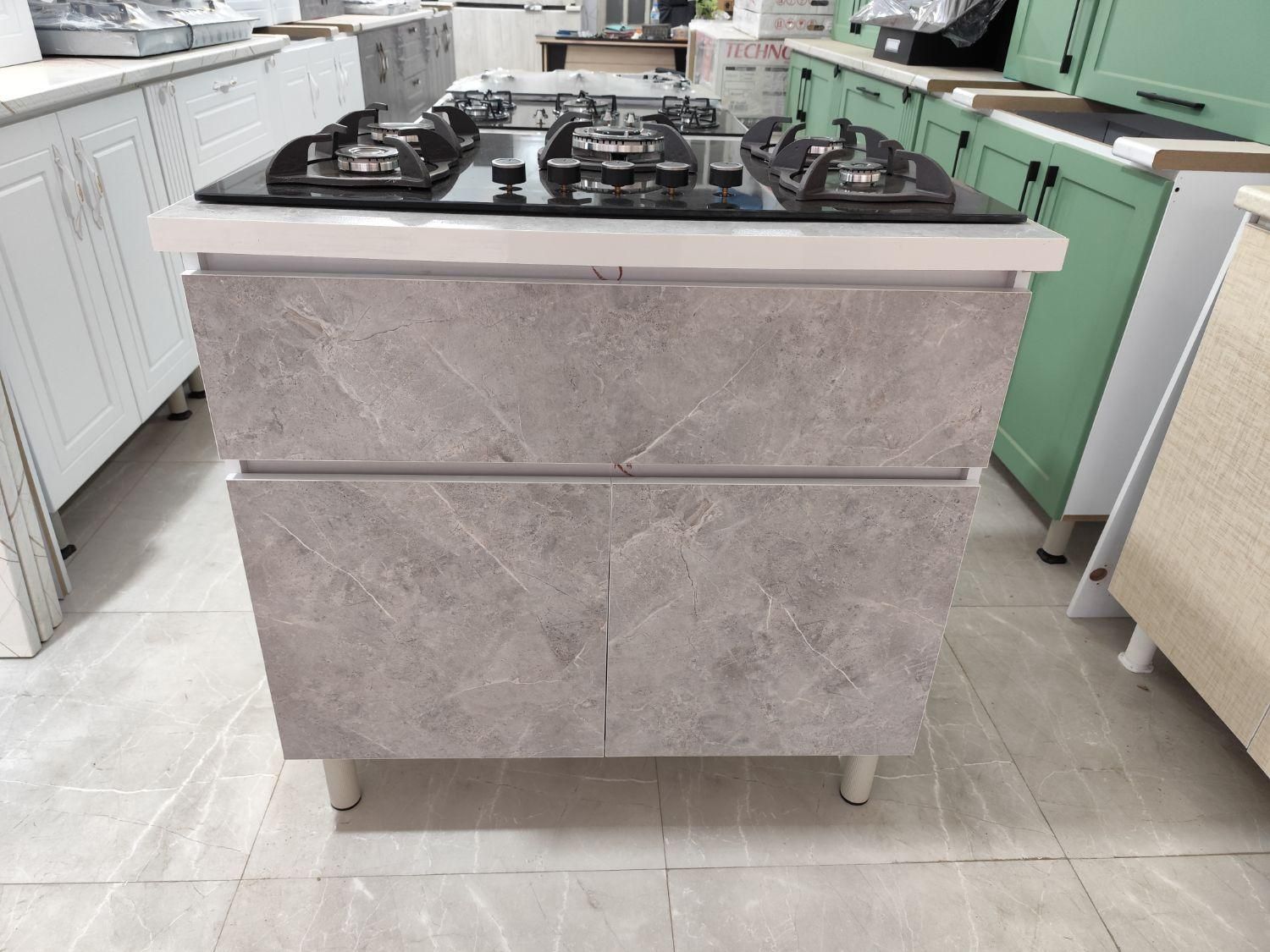 کابینت آماده زیرگازی دستگیره مخفی کد 02|مصالح و تجهیزات ساختمان|کرج, مصباح|دیوار