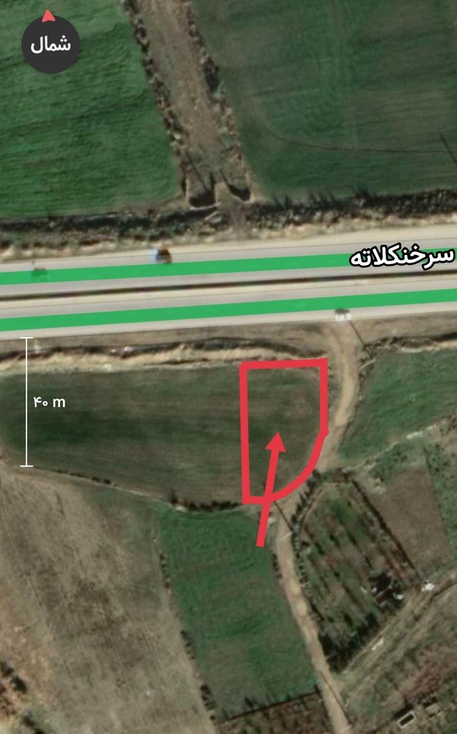 زمین بر خط کمربندی(جدید)سرخنکلاته|فروش زمین و ملک کلنگی|گرگان, |دیوار