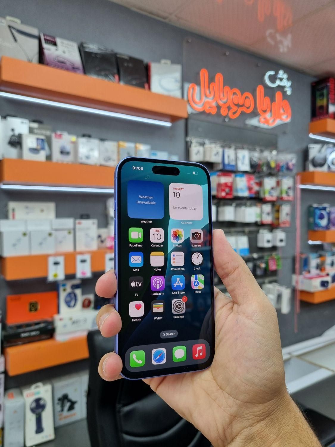 اپل iPhone 16 با حافظهٔ ۱۲۸ گیگابایت/داریا شعبه یک|موبایل|نظرآباد, |دیوار