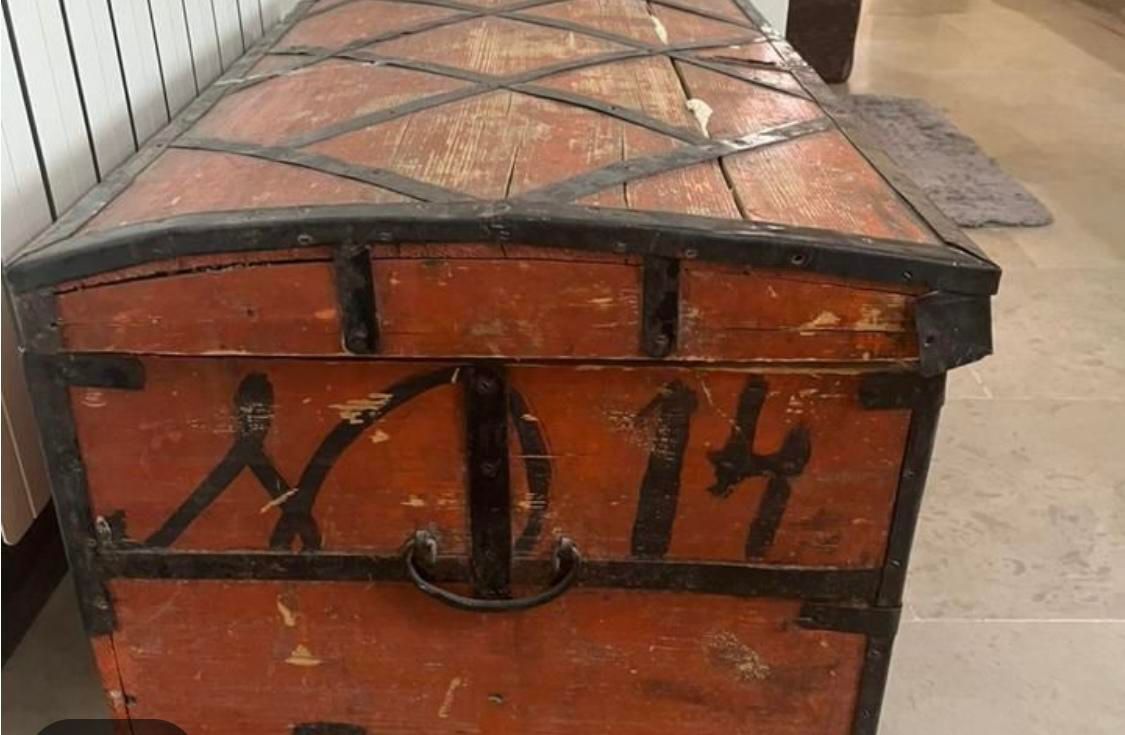 صندوق  چوبی قدیمی|صنایع دستی و سایر لوازم تزئینی|تهران, فرحزاد|دیوار